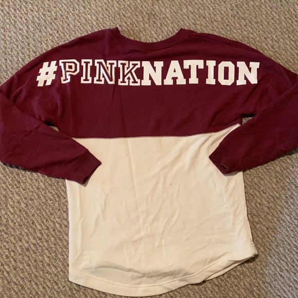 Pink oversized crew neck - Picture 3 of 4